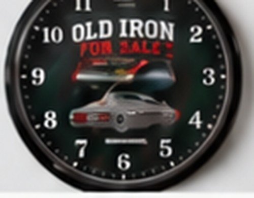 Old Iron Wall Clock